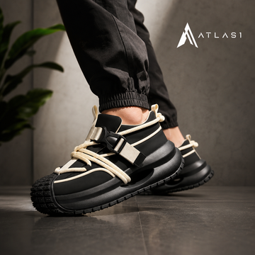 Men's Techwear Luxury Vintage Lace Up Sneakers