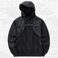 Men's Techwear Multi Pocket Patchwork Hoodie