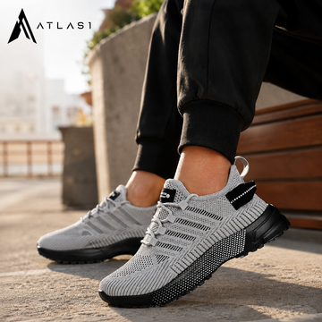 Men's Techwear Thick Sole Breathable Running Sneakers