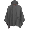 Men’s Black Poncho Cape Hoodie Fashion Coat Pullover Cloak Hipster Hip Hop Streetwear Casual Hoodie Sweatshirt with Pocket XXL color: Dark Gray size: L 