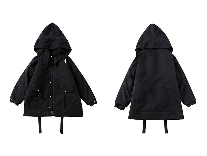 Men’s Dark Wizard Ovrsized Techwear Windbreaker color: black size: S 
