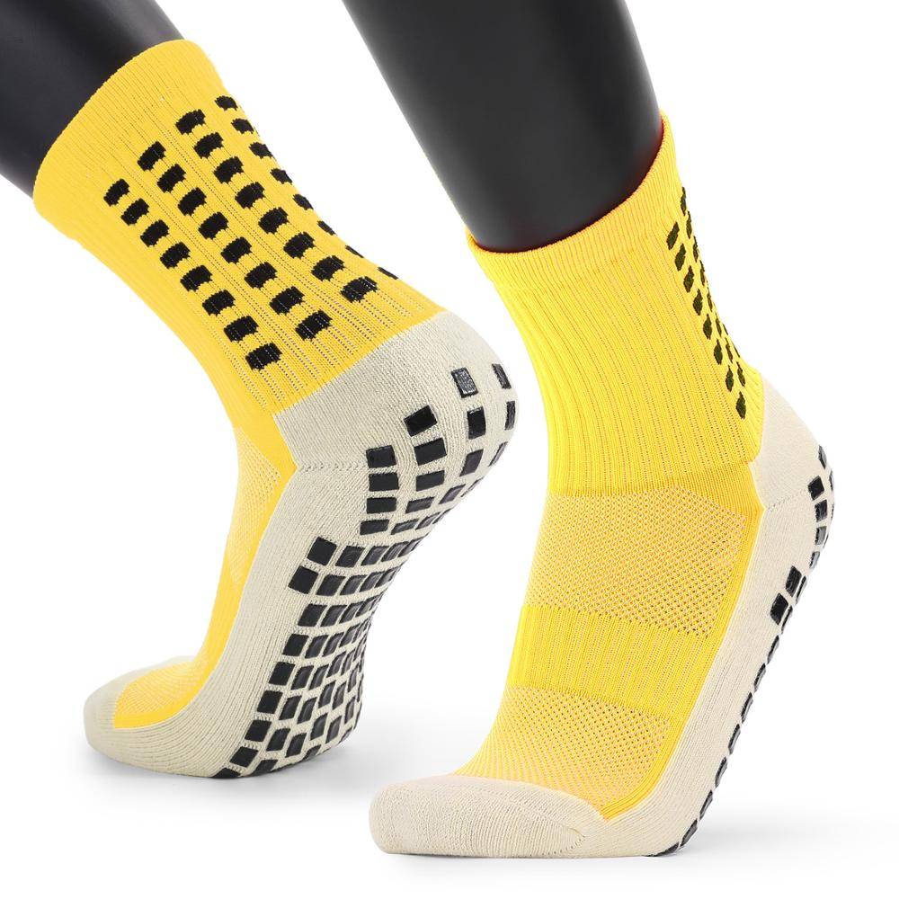 Men’s Thick Sports Socks color: Yellow Ships From: France 