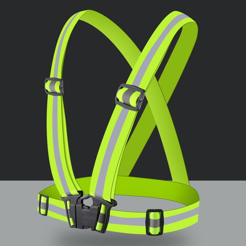 Neon Color Reflective Stripes Techwear Harness 