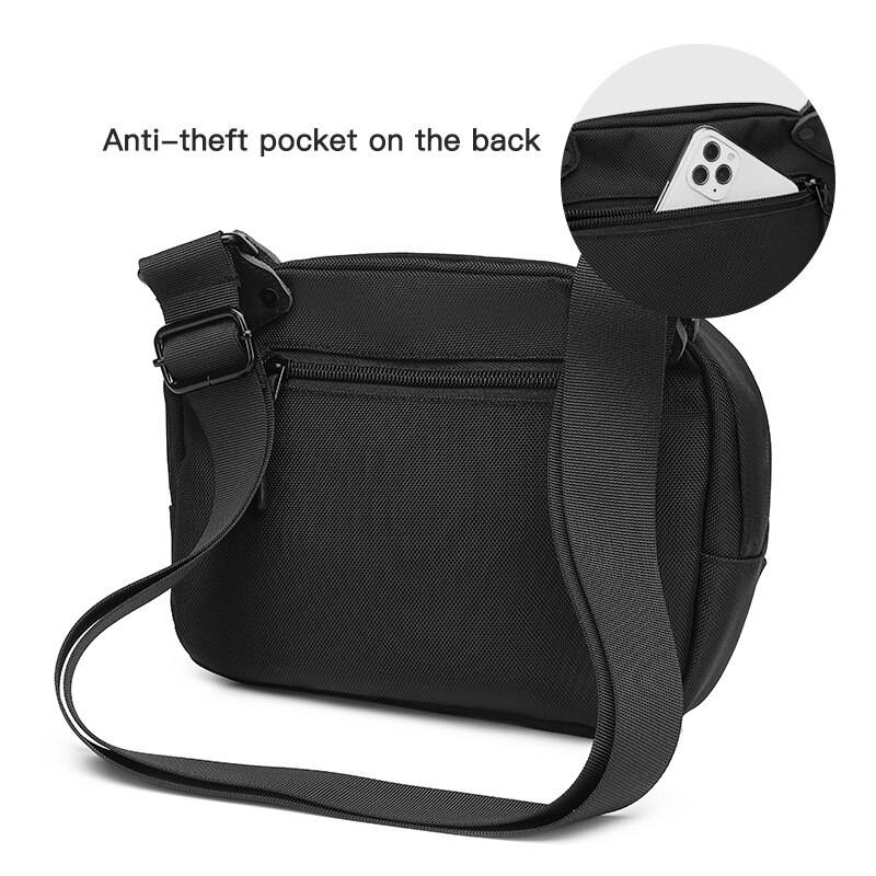 OZUKO New Men Shoulder Bag High Quality Waterproof Male Messenger Bags Fashion Crossbody Bag for Teenage Light Weight Travel Bag 