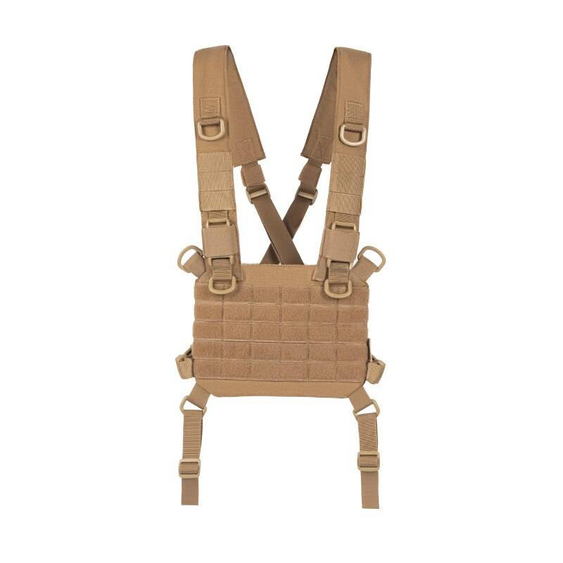 OneTigris Outdoor CS Vest ROC MOLLE Chest Panel Harness Military Equipment Tactical Modular Chest Kit Platform color: CB size: One Size 