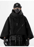 Oversized Techwear Hoodie With Straps
