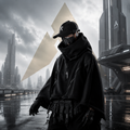 Oversized Techwear Hoodie With Straps