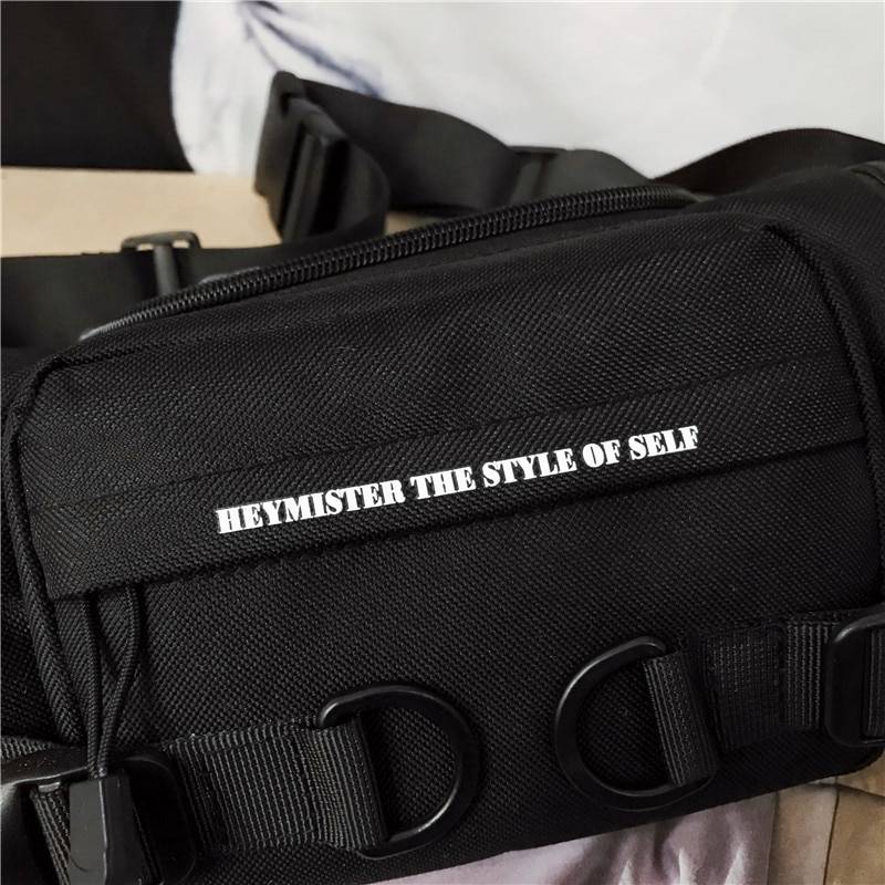 Oxford Multi-Pocket Tactical Style Waist Bag 