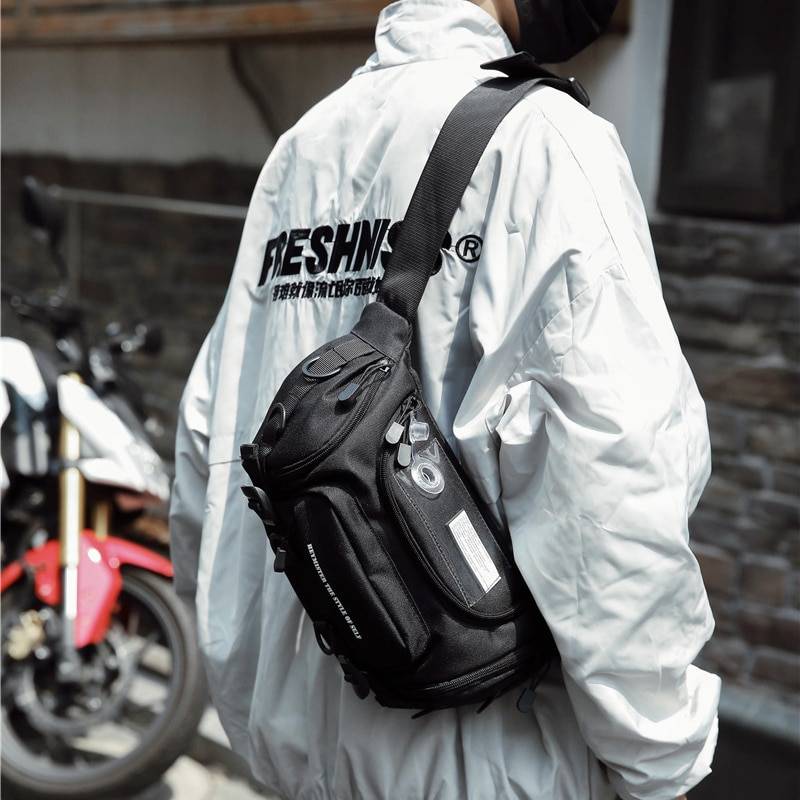 Oxford Multi-Pocket Tactical Style Waist Bag 