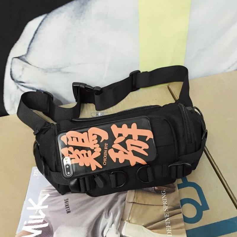 Oxford Multi-Pocket Tactical Style Waist Bag 