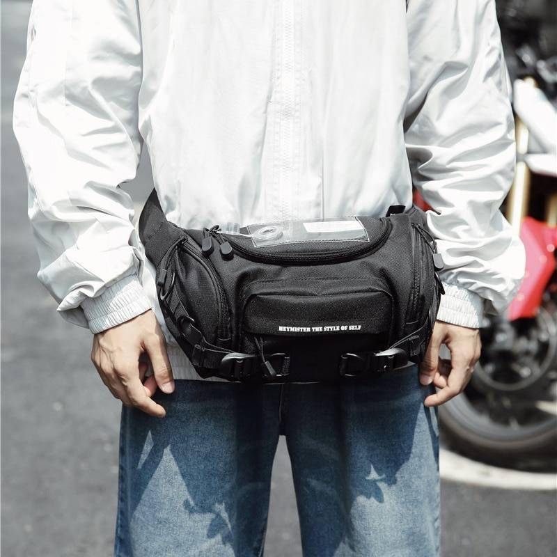 Oxford Multi-Pocket Tactical Style Waist Bag 