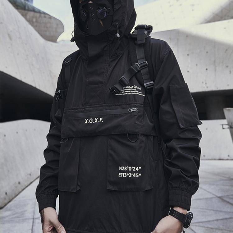 Punk Techwear Oversize Hoodies 
