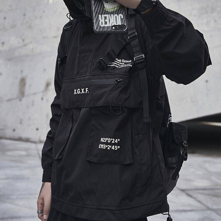 Punk Techwear Oversize Hoodies 