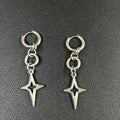 
Punk Grunge Rivet Chain Drop Earrings
