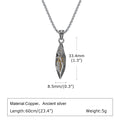 Punk Lion Head Sun Pendant Necklace