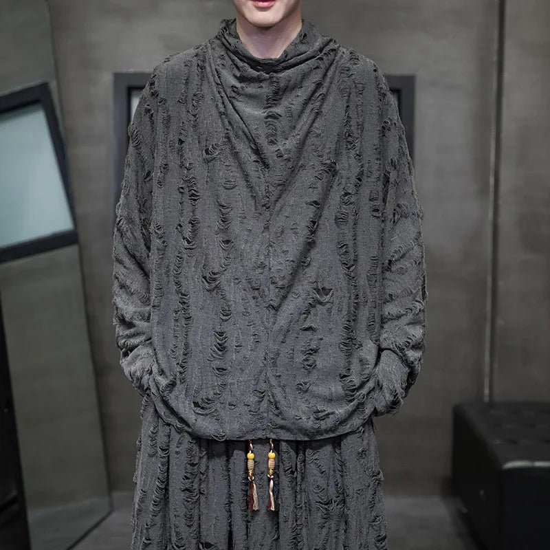 Ripped Punk Long Sleeve Cotton T-Shirt - Ripped_Punk_Long_Sleeve_Cotton_T-Shirt_3