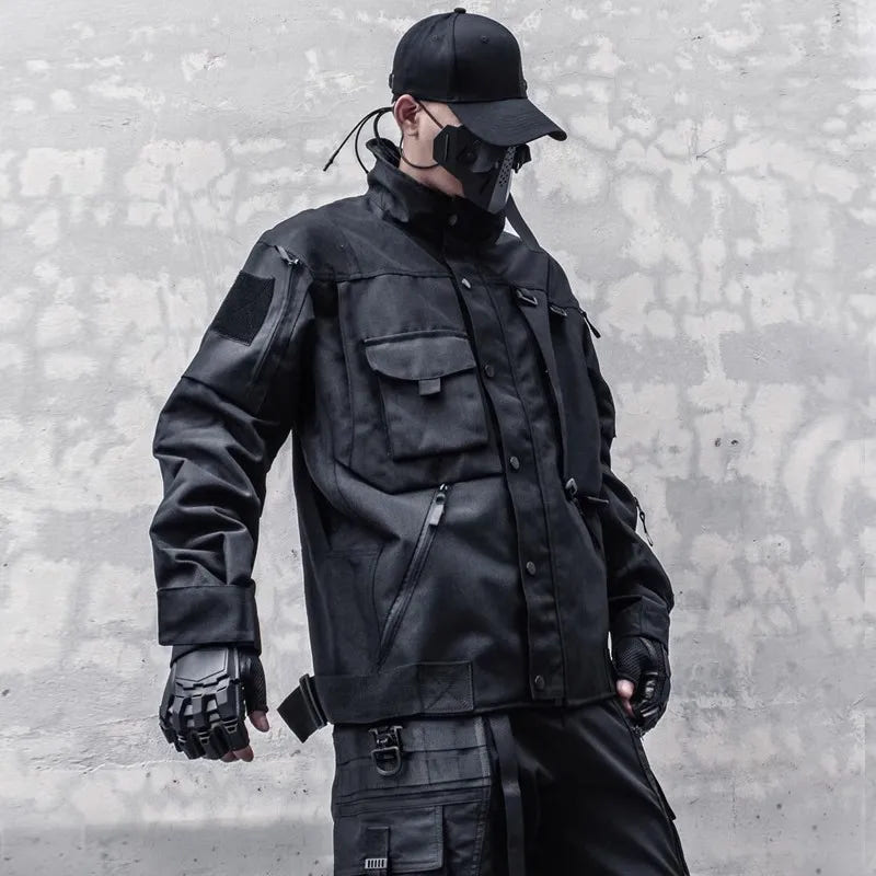 Men's Techwear Tactical Bomber Jacket