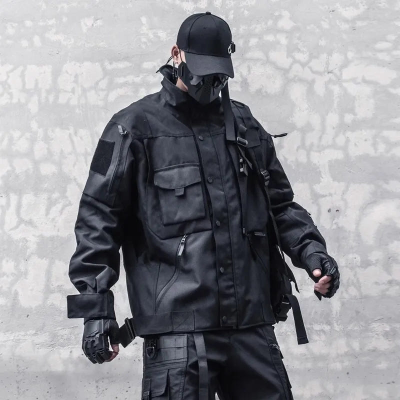 Men's Techwear Tactical Bomber Jacket