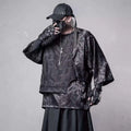 HKSH Men's Techwear Layered Short Sleeve Top