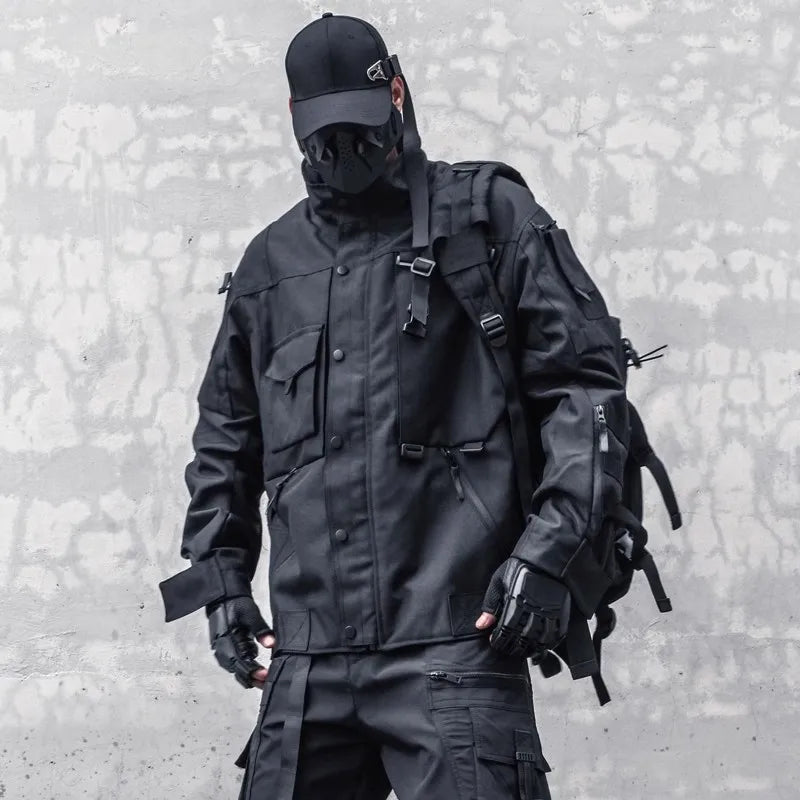 Men's Techwear Tactical Bomber Jacket