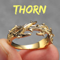 Thorn Crown Retro Stainless Steel Ring