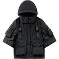 Men's Tactical Hooded Cargo Jacket