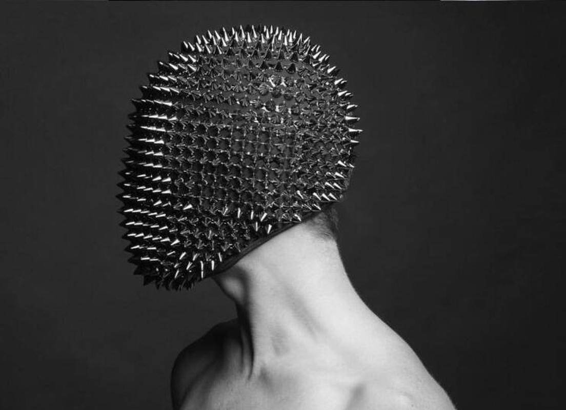 Spikes / Crystals Techwear Full Face Mask 