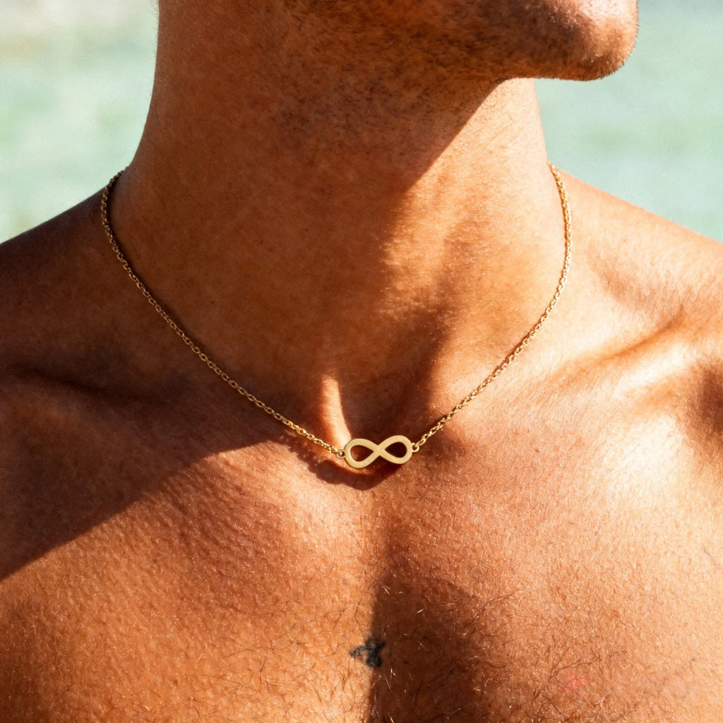 Stainless Steel Infinity Symbol Pendant Necklace