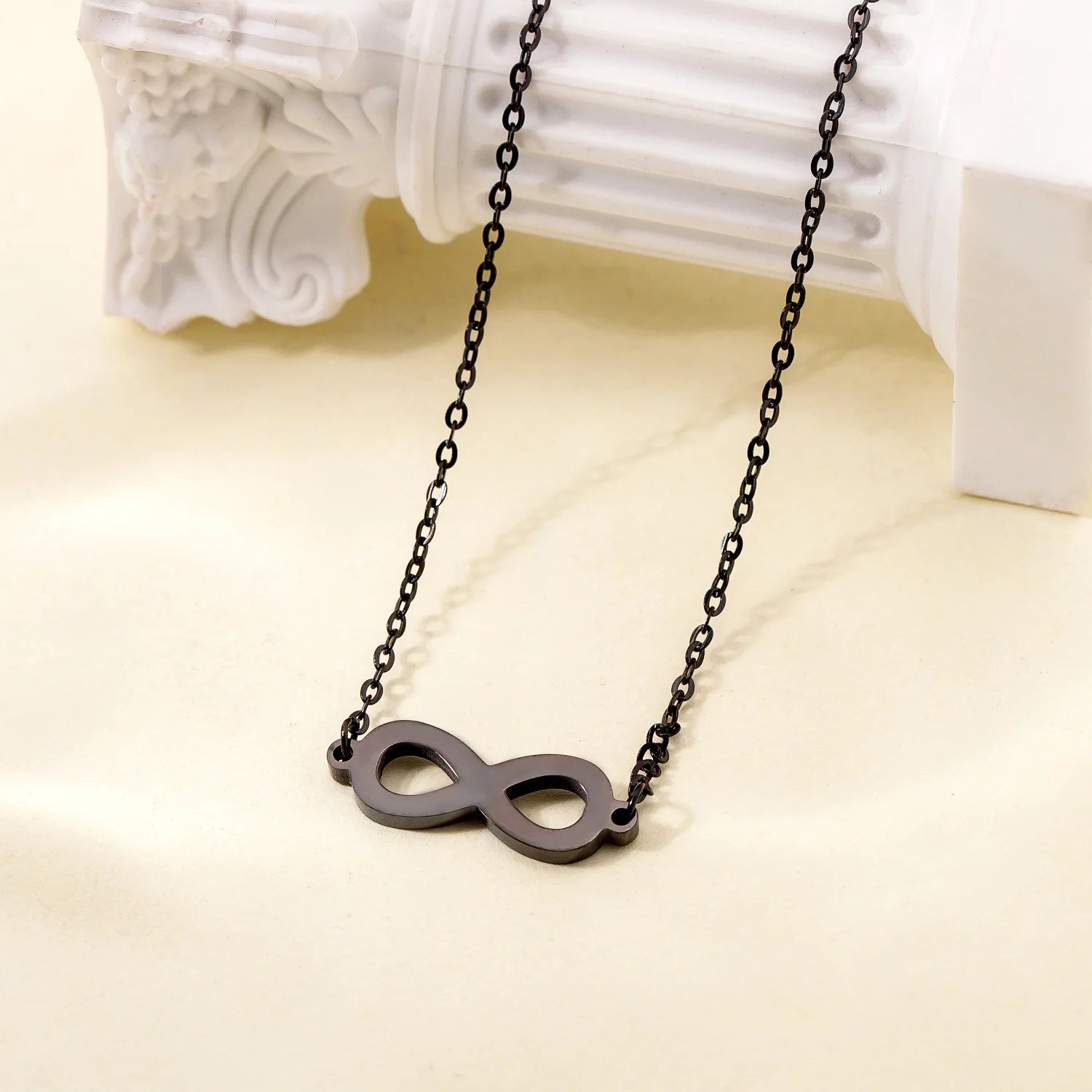 Stainless Steel Infinity Symbol Pendant Necklace
