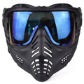 Tactical Full Face Protective Mask Masquerade Cosplay Mouth Mask Military Hunting Shooting Airsoft Paintball Goggles Mask color: BBU 