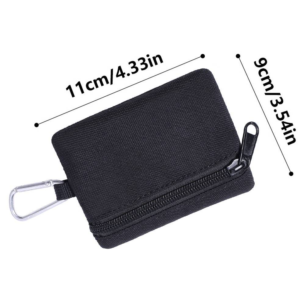 Tactical Style Portable Wallet with Carabiner 