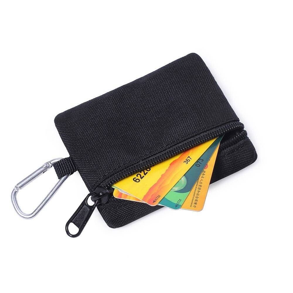 Tactical Wallet EDC Molle Pouch Portable Key Card Case Outdoor Sports Coin Purse Hunting Bag Zipper Pack Multifunctional Bag 