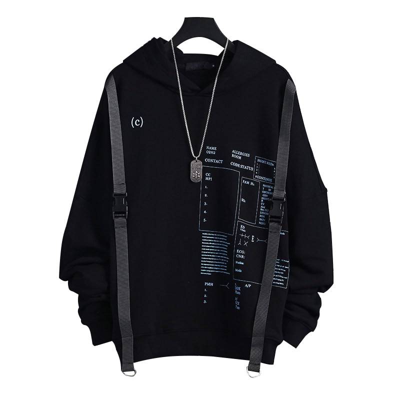 Techwear Hip-Hop Hoodies 