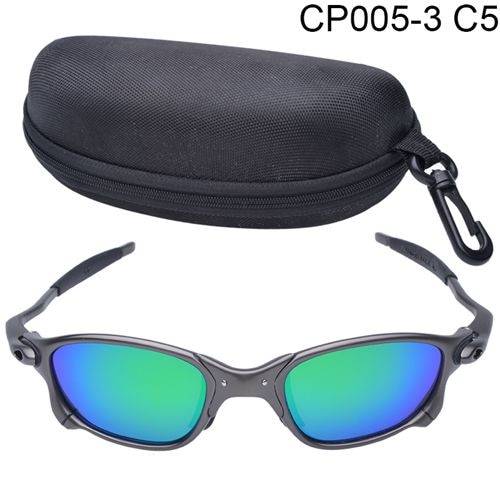 Techwear Sports Riding Cycling Sunglasses Metal Frame Polarized Cycling Glasses Men’s Sunglasses UV400 Glasses Cycling Eyewear D4-3 color: Green Eyewear Size: One Size 