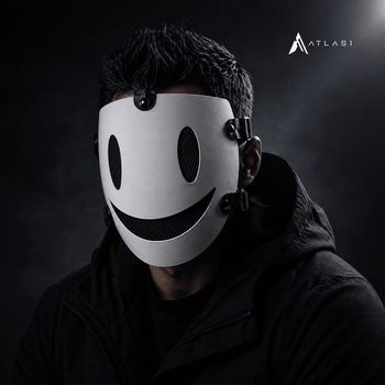 قناع cosplay أنيمي بابتسامة techwear