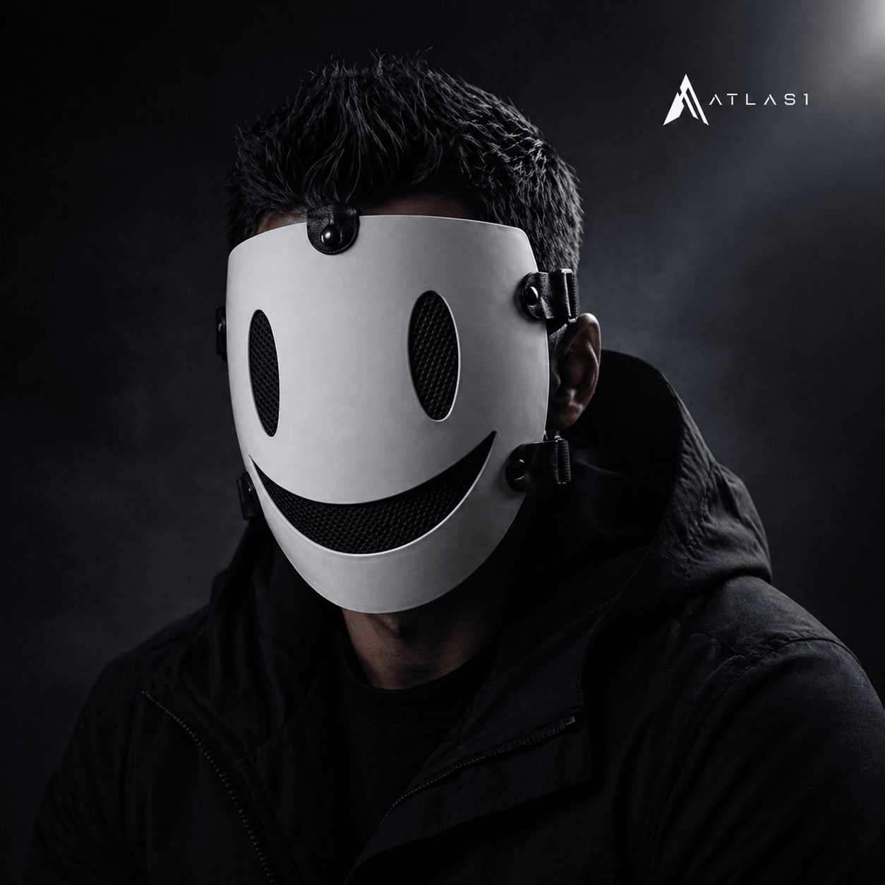 Techwear Anime Smile Face Cosplay Mask