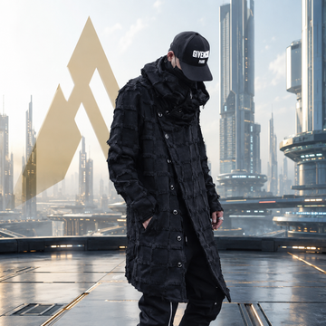 Techwear Hooded Lightweight Windbreaker Coat Men