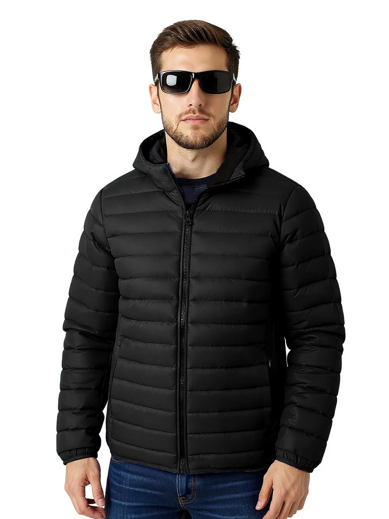 Techwear Lightweight Windproof Cotton Jacket Men