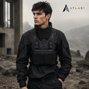 Techwear Tactical Combat Jacket with Mag Pouch
