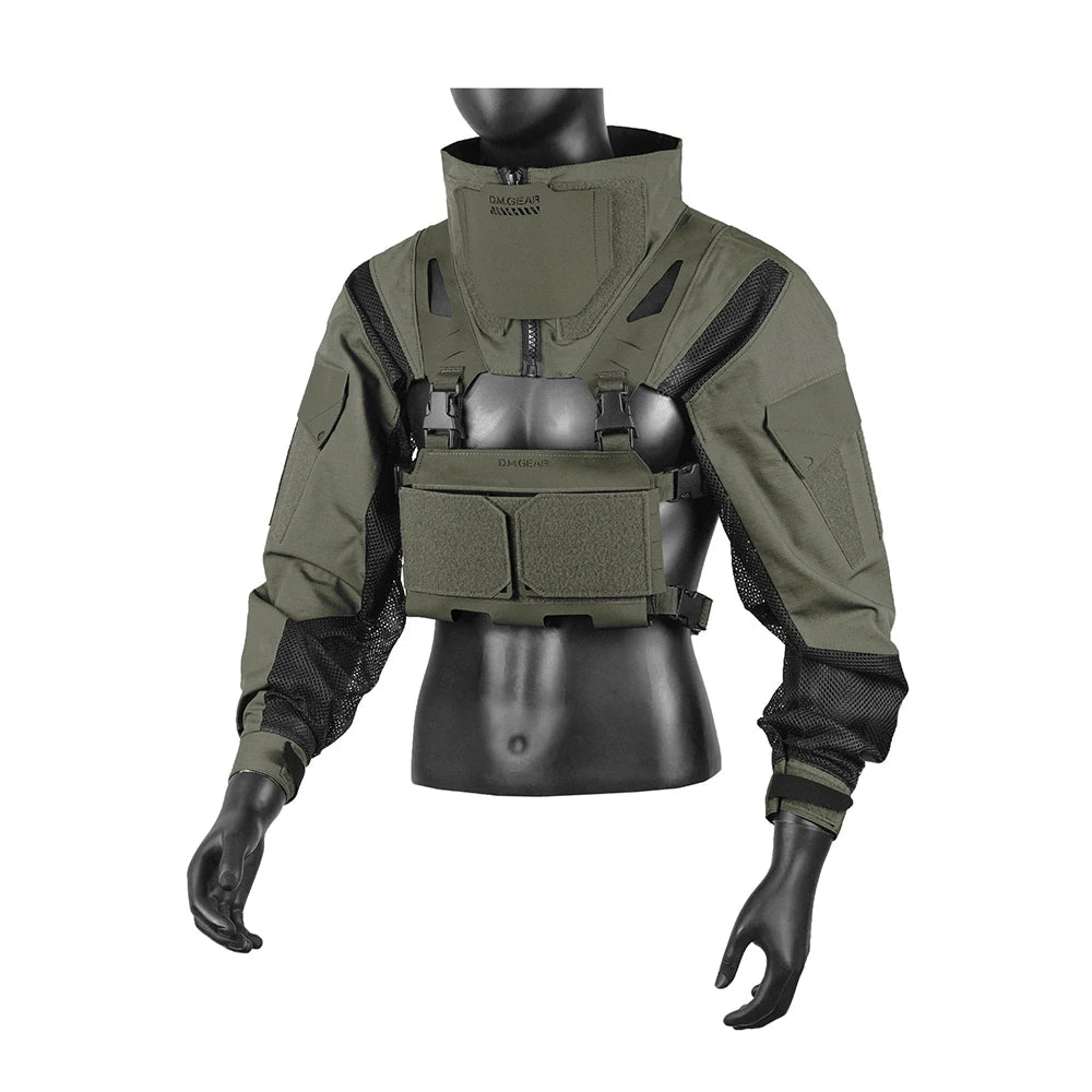 Techwear Tactical Combat Jacket with Mag Pouch