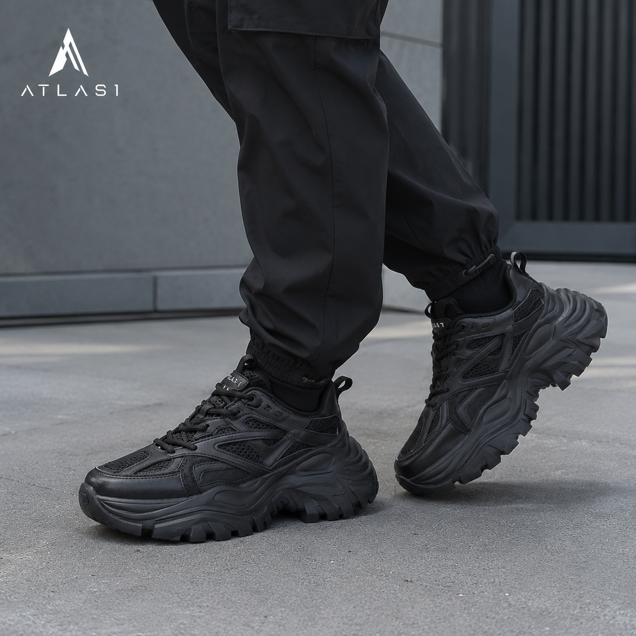 Techwear Women Platform Chunky Sneakers