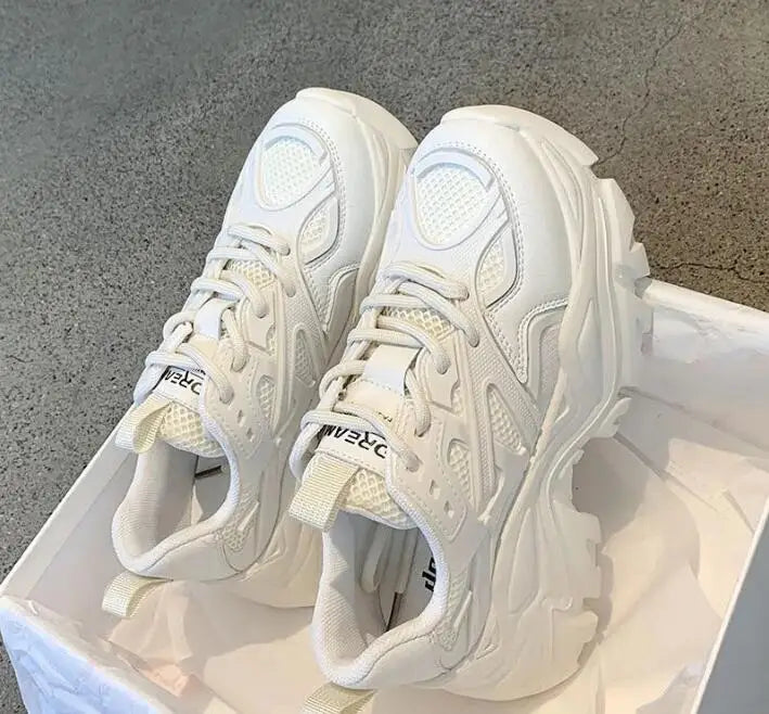 Techwear Women Platform Chunky Sneakers