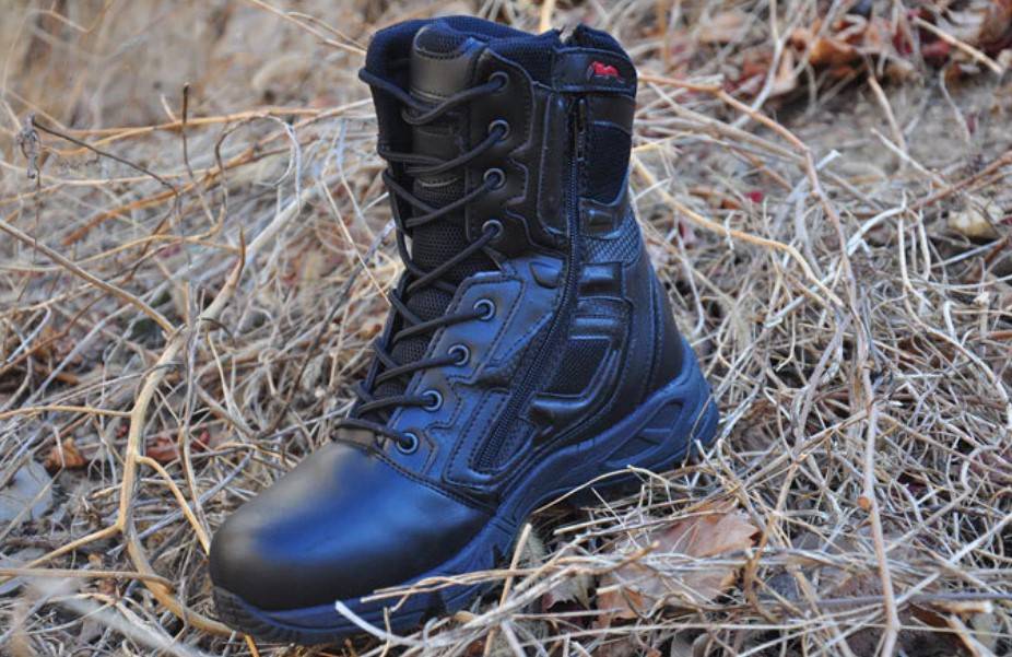 TerraTrooper© Men&#8217;s Waterproof Leather Techwear High Boots 