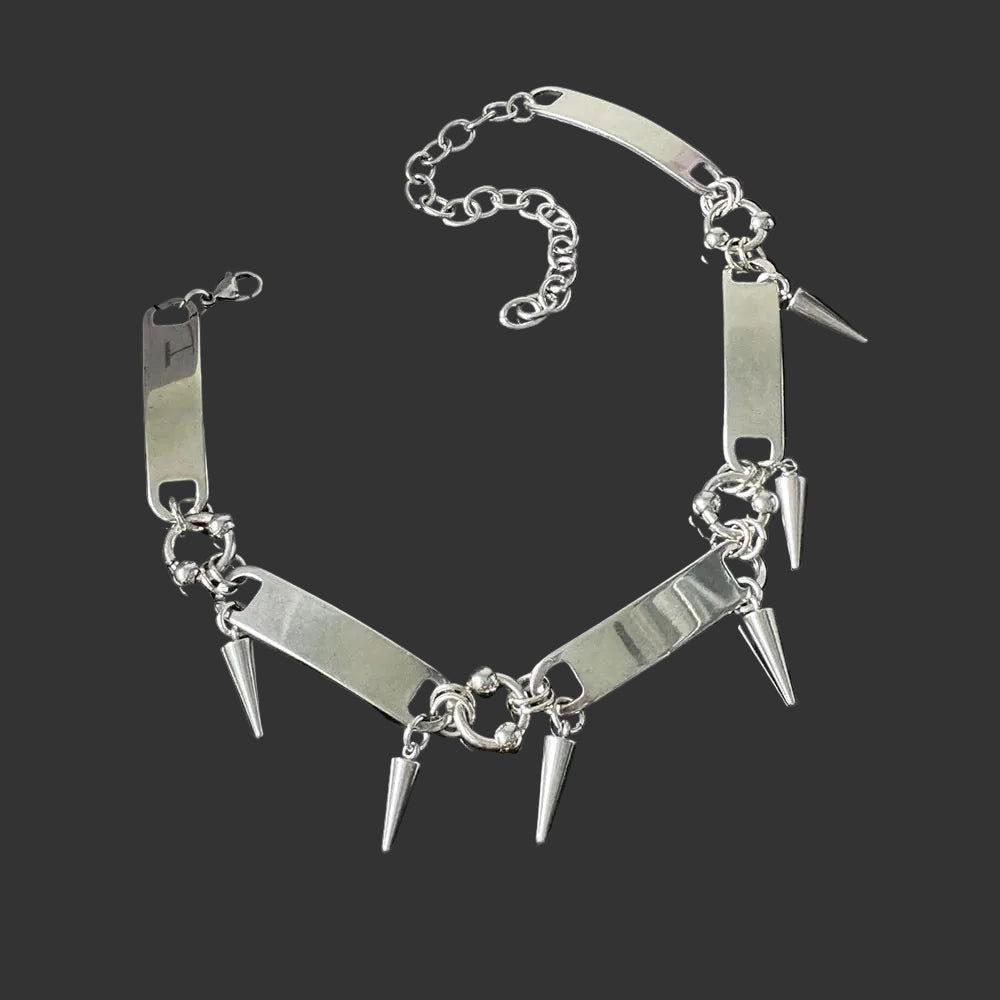 Titanium Steel Rivet Punk Choker Necklace