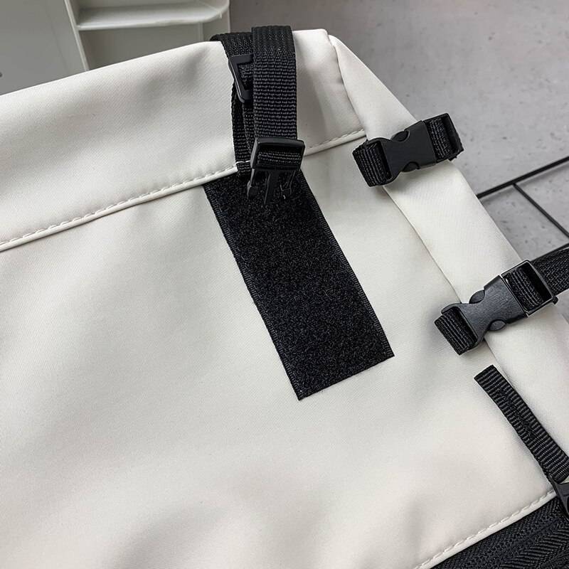 Unisex Large Capacity Students Single Shoulder Bag Nylon Waterproof Messenger Bag Teenagers Campus Bookbag Casual Solid New 