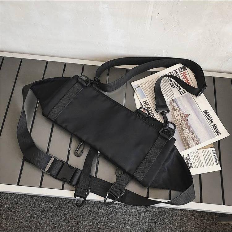 Unisex Streetwear Techwear Tactical Waist Pack 