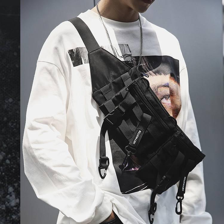 Unisex Streetwear Techwear Tactical Waist Pack 