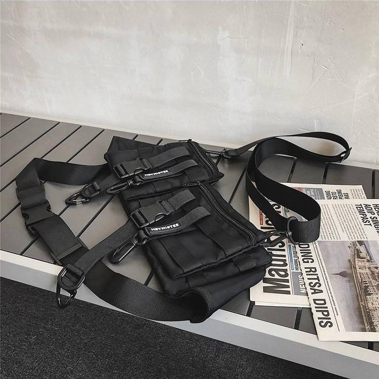 Unisex Streetwear Techwear Tactical Waist Pack 