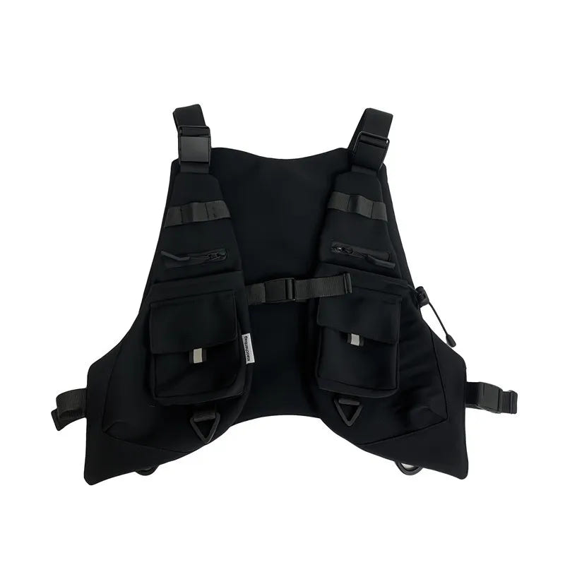 Unisex Techwear Tactical Motorcycle Utility Vest