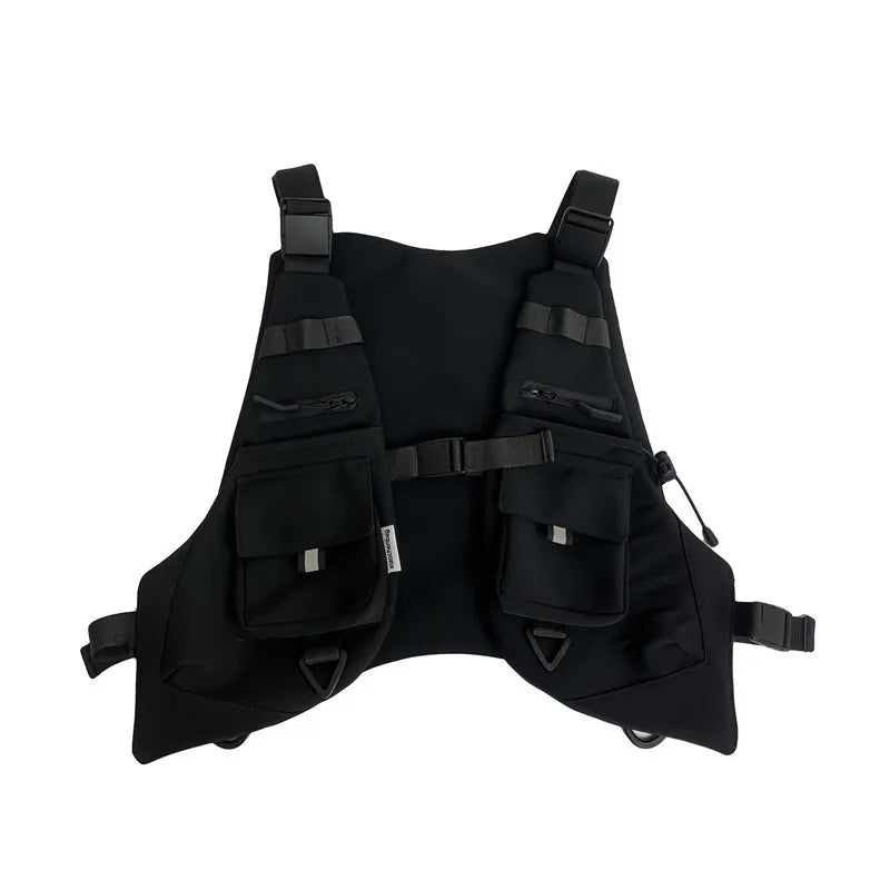 Unisex Techwear Tactical Motorcycle Utility Vest
